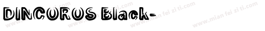 DINCOROS Black字体转换
